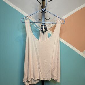 Bozzolo Plus Sized 3x‎ Light pink Tank Top Cute Design On Back